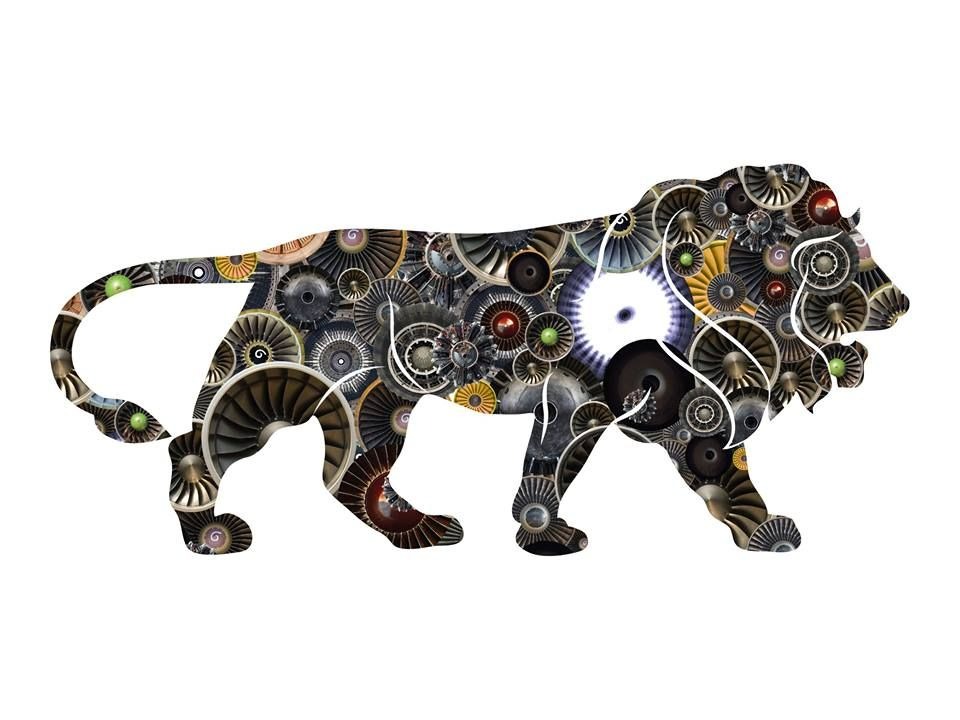 Make In India Manufacturing Lion